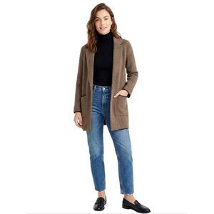 J.Crew Sophie Open-Front Sweater-Blazer in Chevron - Size XS NWT AQ412